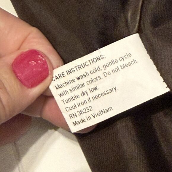 Gallery XL Overcoat 100% Polyester Detach Hooded Brown Midi Long Sleeves - Picture 8 of 16